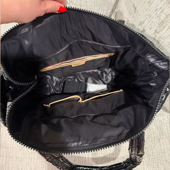 ⭐️ MZ Wallace Medium Empire Tote Bag Quilted In Black Liquor NEW ⭐️RARE - Picture 16 of 16